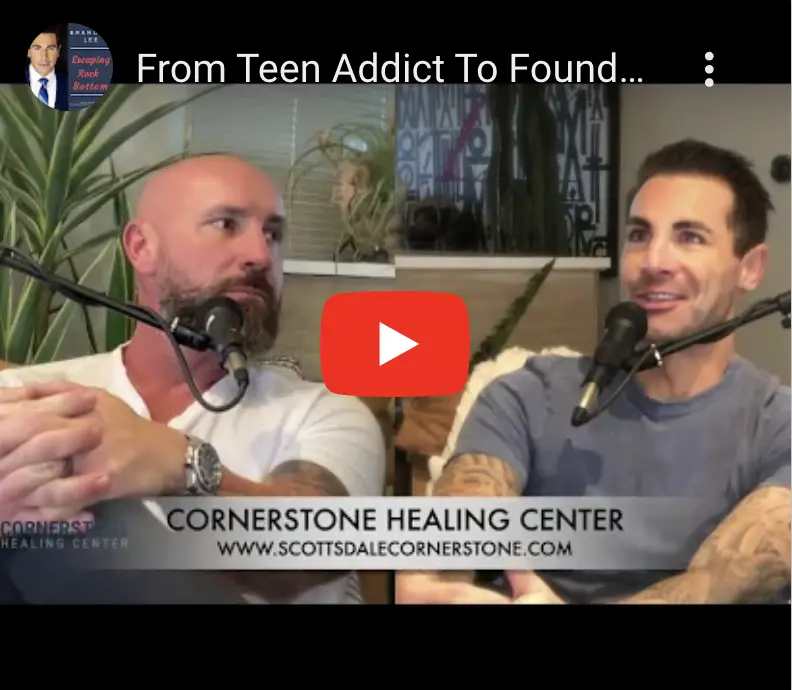 Cornerstone drug rehab CEO on escaping rock bottom podcast
