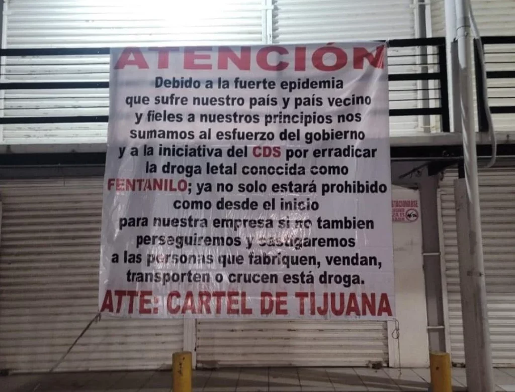arellano felix cartel fentanyl ban