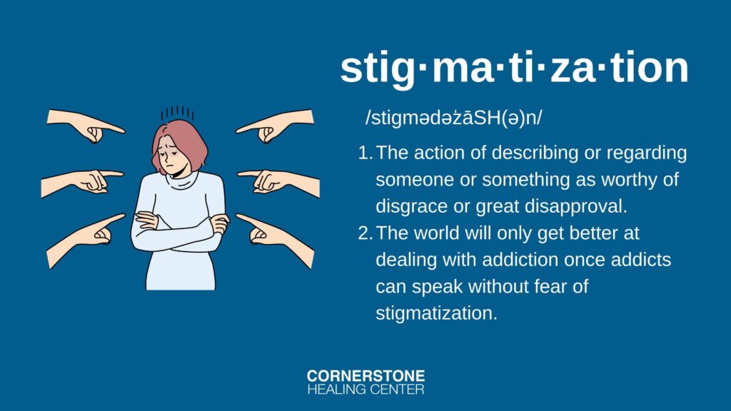 stigmatization definition and word usage example