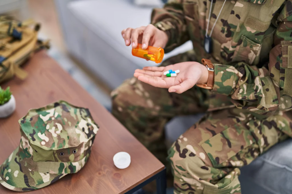 addiction in the army