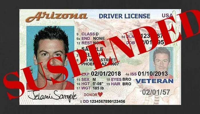 DUI license suspension period